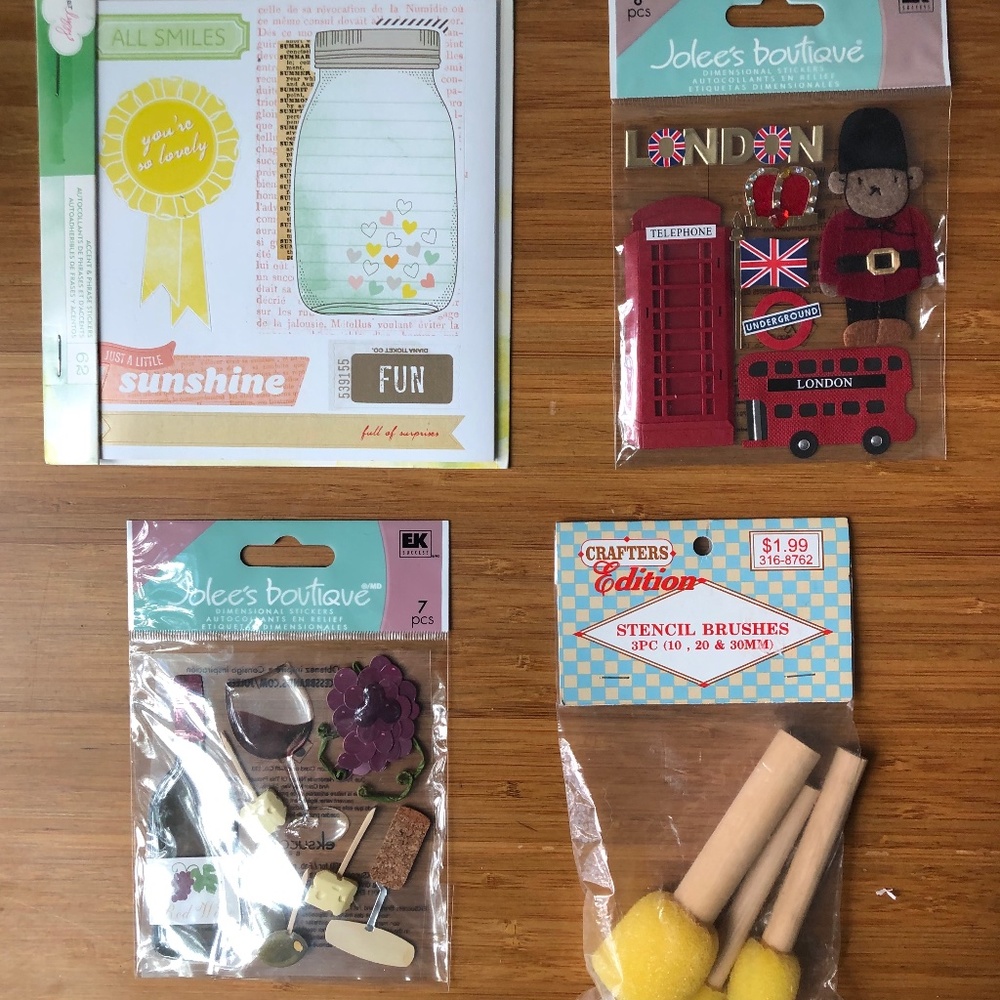 Miscellaneous craft/scrapbooking supplies